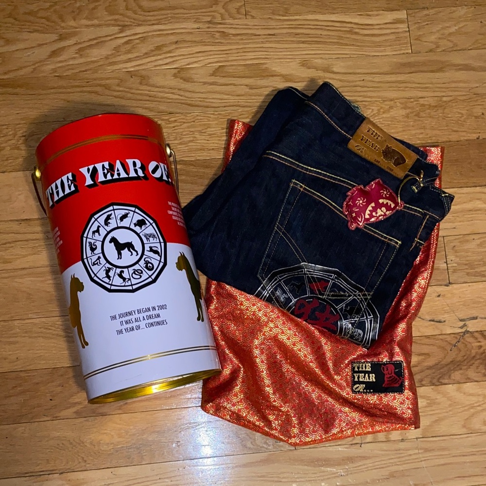 Red and Blue denim by THE YEAR OF… RMC a red monkey line (vintage)2006
